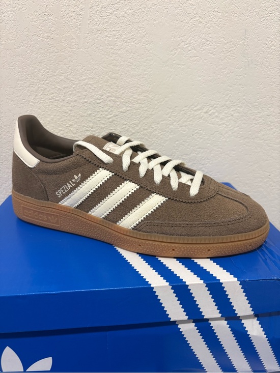 adidas Shoes - adidas Spezial Suede Sneaker in Brown and White